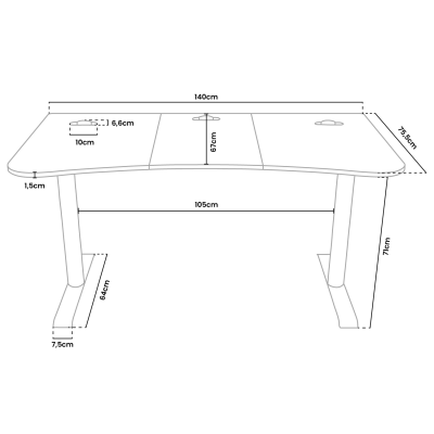 Arena Medium Measurements