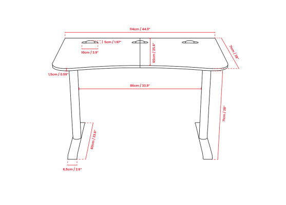 Arena Small Measurements