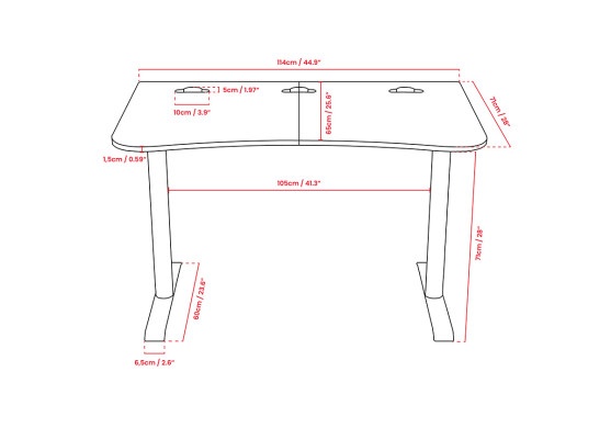 Arena Small Measurements