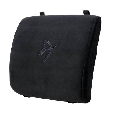 Lumbar Support Black Velour - Vertical Straps